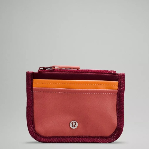lululemon athletica Accessories True Identity Card Case In Pink Orange Poshmark